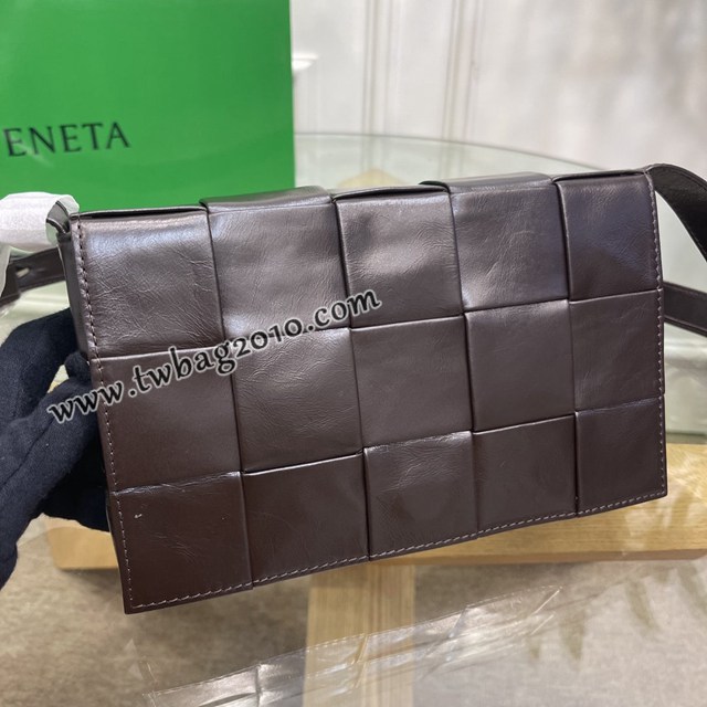 Bottega veneta高端女包 KF0022 寶緹嘉CASSETTE五格油臘皮女包 BV經典款小牛皮編織單肩斜挎包  gxz1348